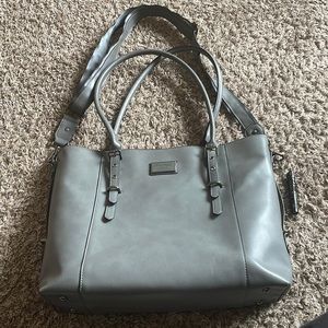 Mosiso PU Leather Laptop Tote Bag